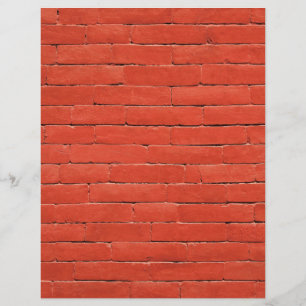 Mur rouge orange