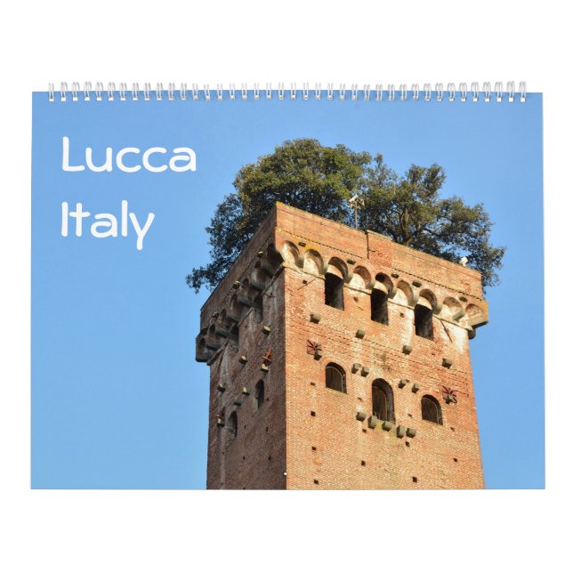 Mural 12 mois Lucca, Italie Calendrier photo (Protection)