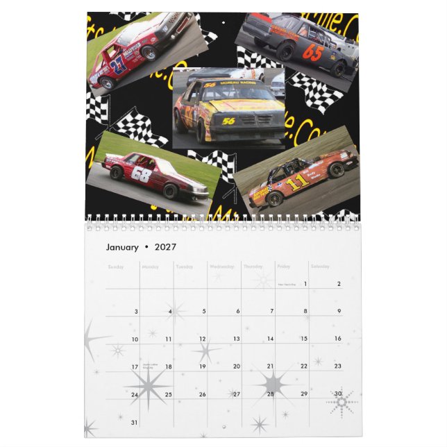 Mural 2008 son tout un calendrier de mille (Jan 2027)