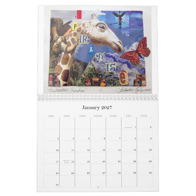 Mural 2013 : Calendrier sans fin de créativité (Jan 2027)