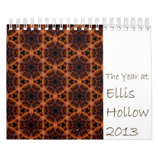 Mural 2013 l'année au calendrier creux de jardin d'Ellis