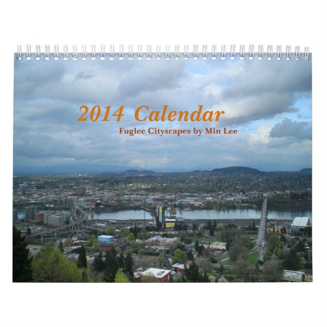 Mural 2014 paysages urbains du calendrier | Fuglee par (Protection)