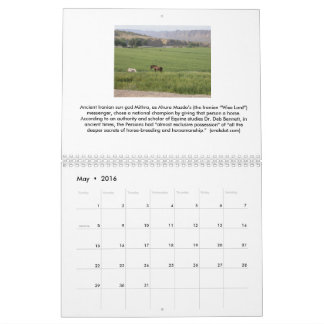 Mural 2016 calendrier - arts iraniens