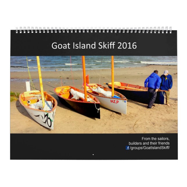 Mural 2016 calendrier de skiff d'île de chèvre - 2017 (Protection)