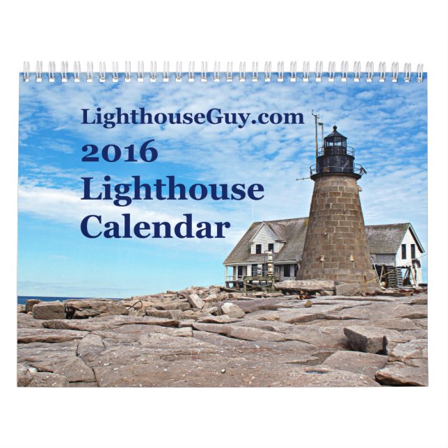 Mural 2016 LighthouseGuy.com Calendrier (Protection)