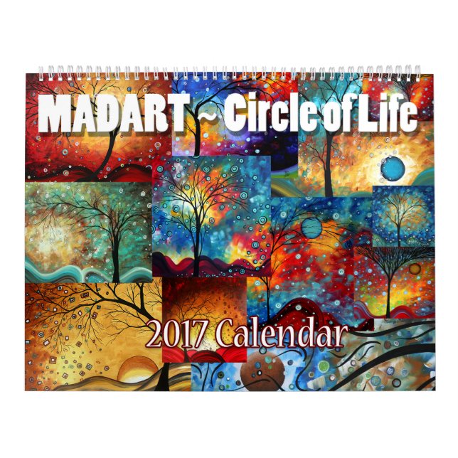 Mural 2017 Calendrier Cercle of Life de Megan Duncanson (Protection)