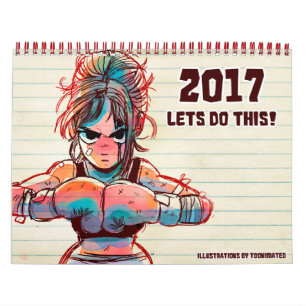 Mural 2017 "Faisons ça !" Calendrier