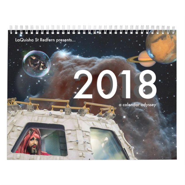 Mural 2018 une odyssée de calendrier (Protection)