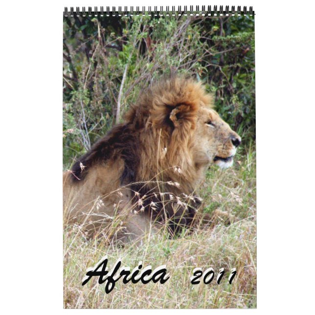 Mural afrique 2011 calendrier 15 mois page (Protection)