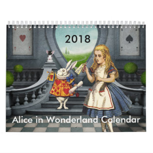 Mural Alice 2018 dans le calendrier du pays des