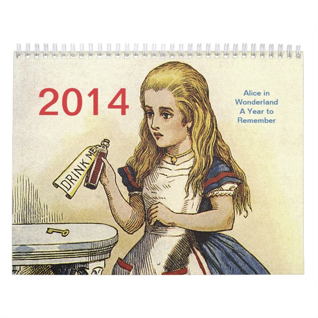 Mural Alice dans le calendrier du pays des merveilles (Protection)