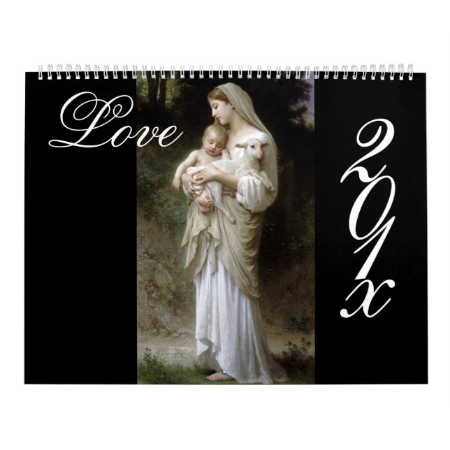 Mural Amour, Bouguereau DO-IT-YOURSELF calendrier (Protection)