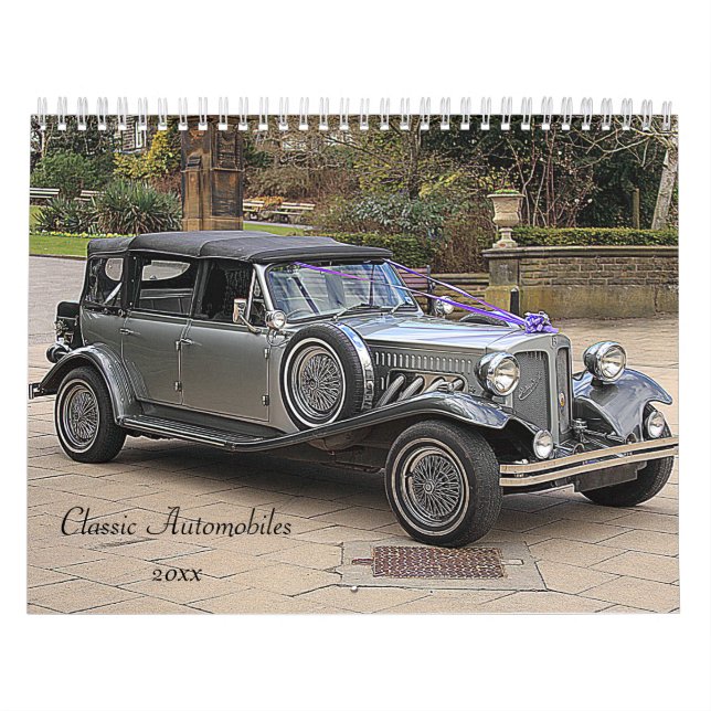 Mural Antique Automobile Calendrier 20xx (Protection)