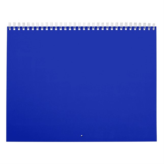 Mural Arrière - plans Royal Blue sur un calendrier (Protection)