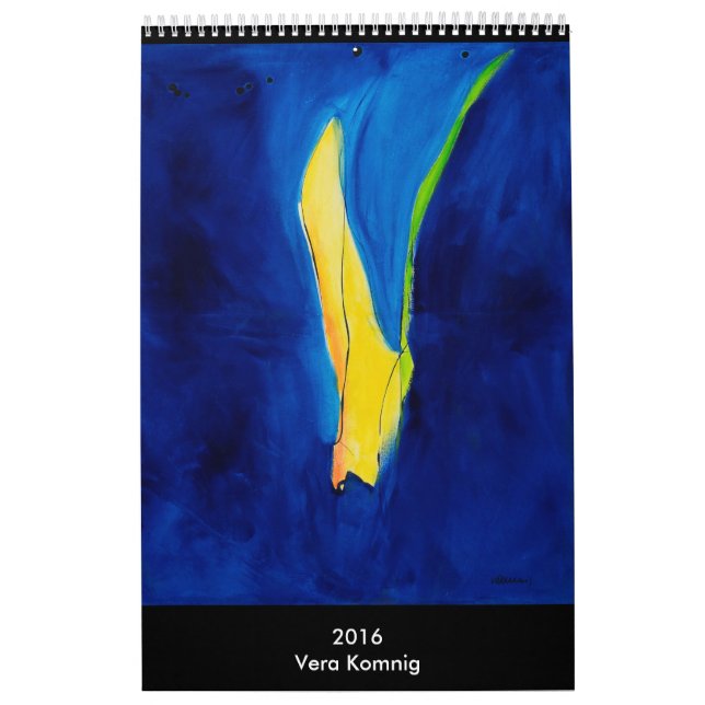 Mural Art calendar Calendrier Vera Komnig (Protection)
