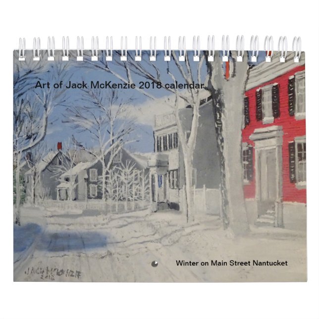 Mural Art de calendrier de Jack Mckenzie 2018 (Protection)