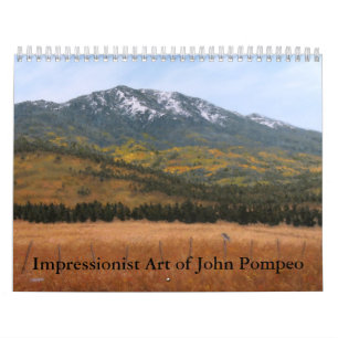 Mural Art impressionniste de calendrier de John Pompeo