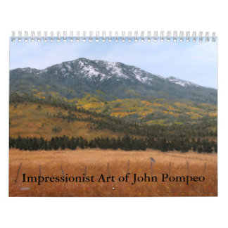 Mural Art impressionniste de calendrier de John Pompeo