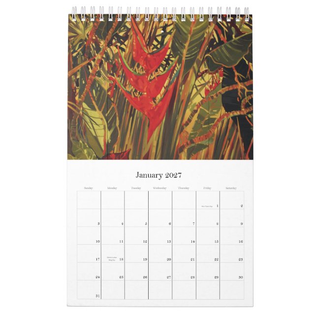 Mural Art par le calendrier de la colline 2012 (Jan 2027)