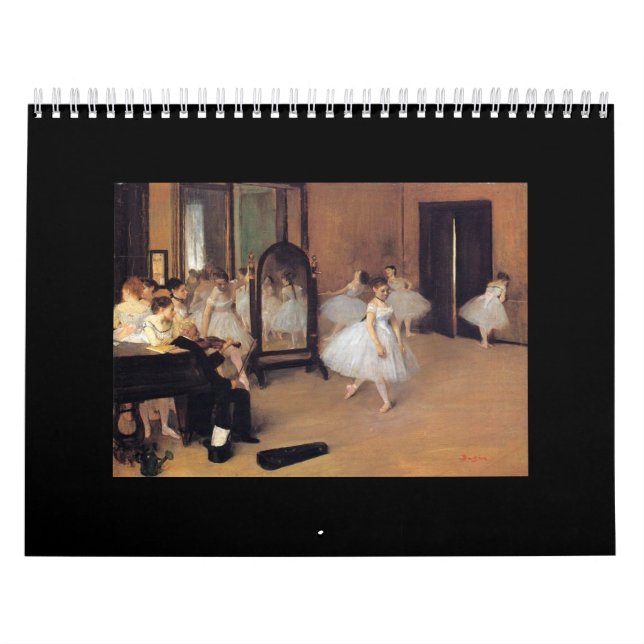 Mural Ballet d'art, Calendrier de danse, Degas, Renoir (Protection)
