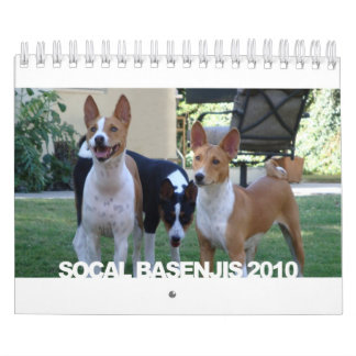 Mural Basenjis de calendrier de Socal 2010
