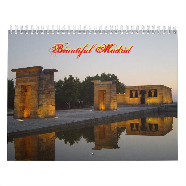 Mural Beau calendrier de Madrid (Protection)