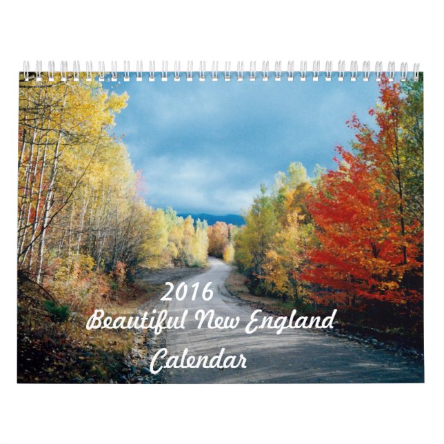 Mural Beau Nouvelle Angleterre calendrier de 2016 (Protection)