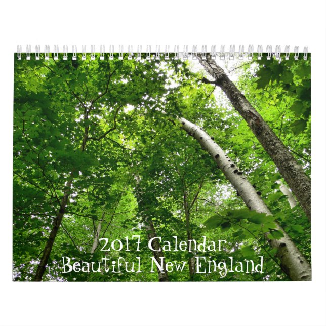 Mural Beau Nouvelle Angleterre calendrier de 2017 (Protection)
