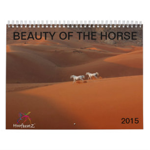 Mural Beauté du calendrier 2015 de cheval