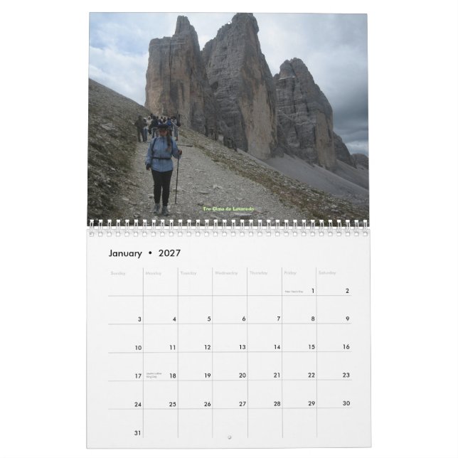 Mural Ben et calendrier 2008 de l'Italie de Sherie (Jan 2027)