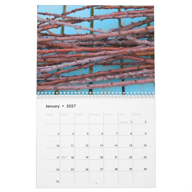 Mural Bird House & Barn Calendrier (Jan 2027)