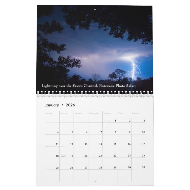 Mural Calendrier 2008 de voyage et de nature par la (Jan 2026)