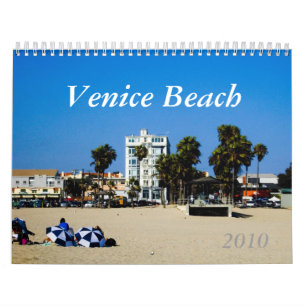 Mural Calendrier 2010 de plage de Venise