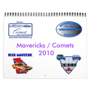 Mural calendrier 2010 des Mavericks et des comètes de B