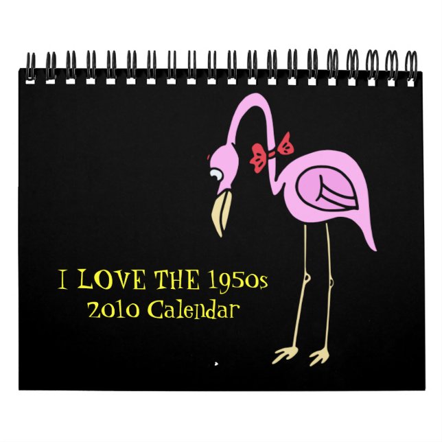 Mural Calendrier 2010 : J'AIME LES ANNÉES 1950 (Protection)