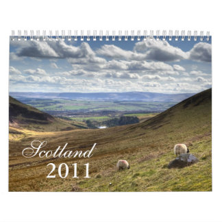 Mural Calendrier 2011 de paysage de l'Ecosse