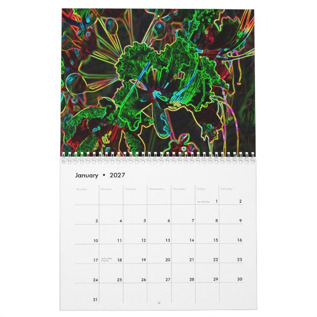 Mural Calendrier 2011 génial (Jan 2027)