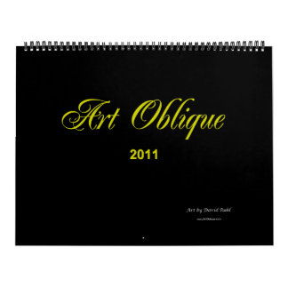Mural Calendrier 2011 oblique d'art