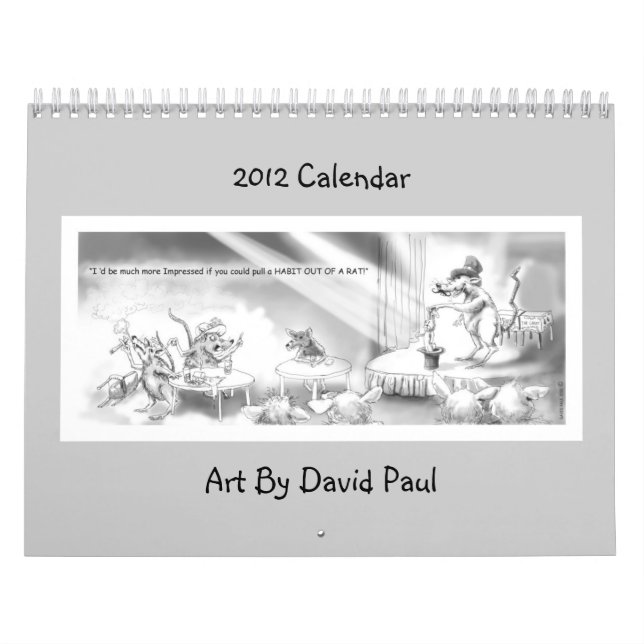 Mural Calendrier 2012 avec blagues Hilarious (Protection)