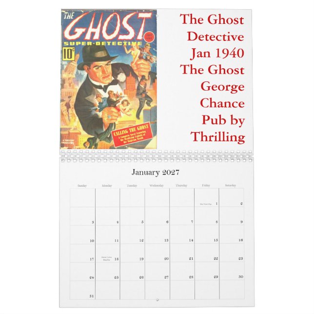 Mural Calendrier 2012 de pulpe de héros (Jan 2027)