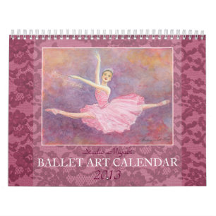 Mural Calendrier 2013 d'art de ballet