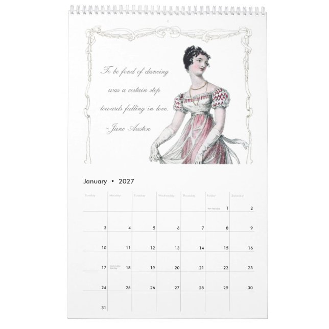 Mural Calendrier 2013 de citations de mariage d'amour de (Jan 2027)