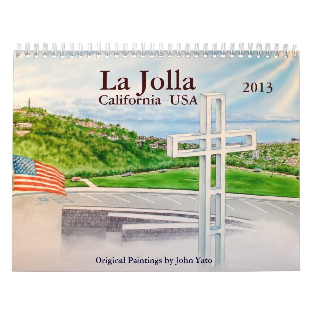 MURAL CALENDRIER 2013 DE LA JOLLA, LA CALIFORNIE (Protection)
