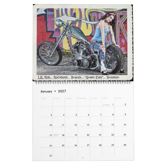 MURAL CALENDRIER 2013 DE -PRISES DE XTREME ! (Jan 2027)