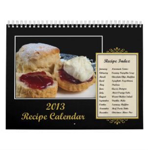 Mural Calendrier 2013 de recette
