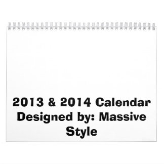 Mural Calendrier 2013 et 2014