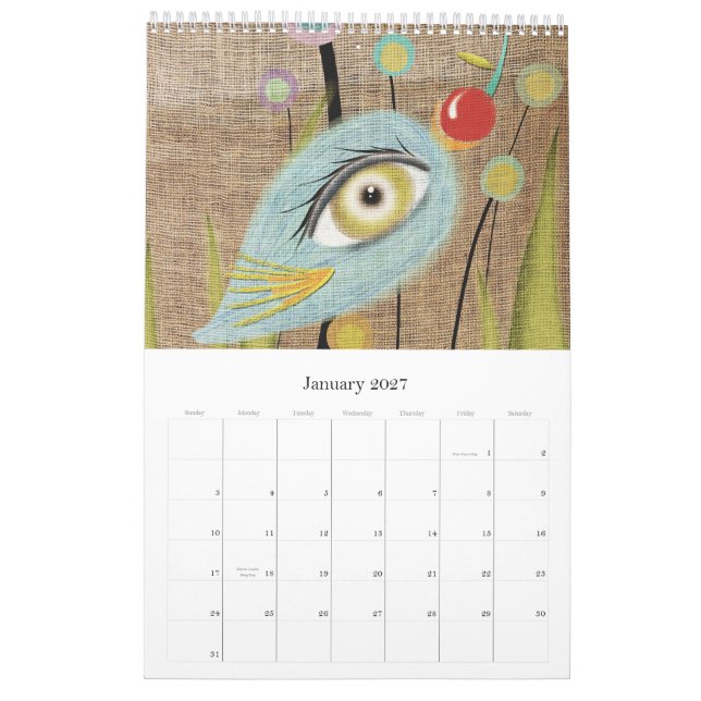 Mural Calendrier 2013 - Illustrations Rupydetequila (Jan 2027)