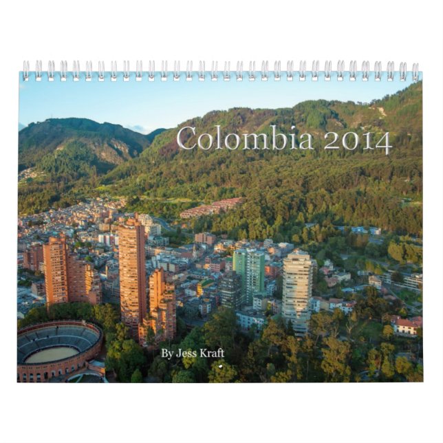 Mural Calendrier 2014 de la Colombie (Protection)