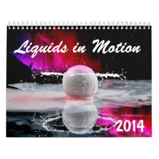 Mural Calendrier 2014 de Liquide-dans-Mouvement