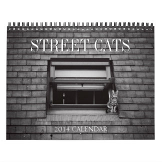 Mural Calendrier 2014 de photographie de chats de rue